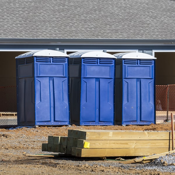 are there any restrictions on what items can be disposed of in the porta potties in Tyrone